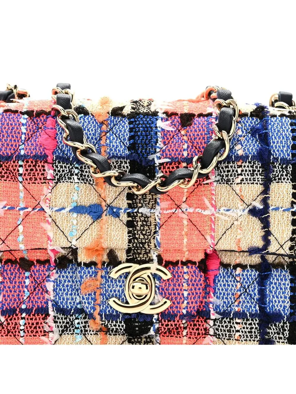 Chanel Tweed Quilted Mini Rectangular #284934C47B